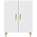 Credenza Bianca 70x34x90 Cm In Legno Multistrato - Foto miniatura 3
