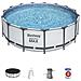 Steel Pro 56438 piscina fuori terra Piscina con bordi Piscina rotonda 16015 L Blu - Foto miniatura 1