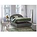 Letto Matrimoniale Cora, Letto Contenitore Con Rivestimento In Tessuto, 100% Made In Italy, Apertura Frontale, Con Materasso Cm 160x190 Incluso, Grigio - Foto miniatura 3