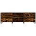 Mobile Porta Tv Rovere Fumo 150x30x50 Cm In Legno Multistrato - Foto miniatura 5