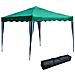 Gazebo Pieghevole Verde In Acciaio E Poliestere 3x3 Mt Amber - Foto miniatura 1