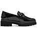 Black Patent Elegant Closed Loafers Mocassino Sintetico E Tessile Scarpe Donna Nero Eu 40, 5-24710-43 018 - Foto miniatura 3