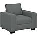 Poltrona Grigio Scuro 60 cm in Tessuto - Foto miniatura 1