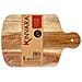 Tagliere In Legno Con Bordo Bianco 34cm 21,5x33,5x1,5 Cm. Colore Del Legno - Foto miniatura 3