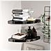 Scaffali Angolari A Parete 2 Pz Nero Lucido 35x35x3,8 Cm Mdf - Foto miniatura 8
