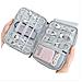 Elegante Custodia Organizer Digitale 2 In 1 Per Ipad E Accessori Blue - Foto miniatura 2