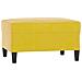 Set di Divani 3 pz con Cuscini Giallo in Velluto - Foto miniatura 5