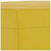 Set di Divani 3 pz con Cuscini Giallo in Velluto - Foto miniatura 8