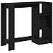 Tavolo da bar con ripiano Nero Rovere 102,5x46x103,5 cm Legno ingegnerizzato - Foto miniatura 5