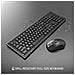 Combo Tastiera E Mouse Wireless 2.4g - Design Ergonomico Alimentato A Batteria - Foto miniatura 3