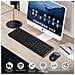 Combo Tastiera E Mouse Wireless 2.4g - Design Ergonomico Alimentato A Batteria - Foto miniatura 4