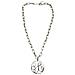 Collana A Labirinto Placcata In Argento Con Passante. - Foto miniatura 1