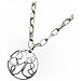Collana A Labirinto Placcata In Argento Con Passante. - Foto miniatura 2