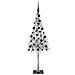 Albero di Natale con 150 LED Bianco 150 cm PE e Acciaio - Foto miniatura 4
