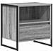 Comodino Grigio Sonoma 50 x 39,5 x 50 cm Legno multistrato - Foto miniatura 1