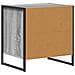 Comodino Grigio Sonoma 50 x 39,5 x 50 cm Legno multistrato - Foto miniatura 7