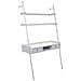Scaffale Da Scrivania In Metallo Bianco 107x45x188h - Foto miniatura 1