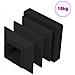 Tappi terminali 10909 pcs Nero 15 x 15 x 15 mm PP - Foto miniatura 1
