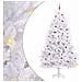 Albero di Natale Artificiale con Rami Pieghevoli Bianco 270 cm - Foto miniatura 1