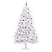 Albero di Natale Artificiale con Rami Pieghevoli Bianco 270 cm - Foto miniatura 3