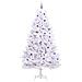 Albero di Natale Artificiale con Rami Pieghevoli Bianco 270 cm - Foto miniatura 4