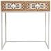 Mobile Da Ingresso In Legno Marrone 80x42x79 - Foto miniatura 3
