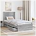 Struttura del letto con cassetto Grigio Sonoma 90 x 190 cm - Foto miniatura 3