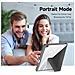 Cover per iPad 10.2 (2021) - TPU+PC+Pelle /PU, Grigio, Anti-graffi - Foto miniatura 2
