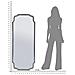 Specchio Con Cornice Classico 8-grigio-mdf-150x60x2 Cm - Foto miniatura 8