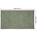 Tappeti per area Rettangolare Verde Oliva 100 x 200 cm Juta - Foto miniatura 6