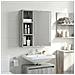 Armadio da bagno a muro Sonoma grigia 20 x 16 x 62,5 cm - Foto miniatura 2