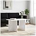 Tavolino da salotto Bianco 87 x 50 x 45 cm Legno ingegnerizzato - Foto miniatura 2