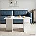 Tavolino da salotto Bianco 87 x 50 x 45 cm Legno ingegnerizzato - Foto miniatura 4
