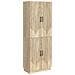 Set di armadi 2 pcs Rovere Sonoma Legno ingegnerizzato - Foto miniatura 1