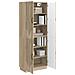 Set di armadi 2 pcs Rovere Sonoma Legno ingegnerizzato - Foto miniatura 2