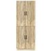 Set di armadi 2 pcs Rovere Sonoma Legno ingegnerizzato - Foto miniatura 4