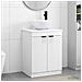 Set di mobili per il bagno Bianco Legno ingegnerizzato - Foto miniatura 5
