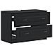 Armadio per Lavabo da Bagno UTRECHT Nero 82 x 41 x 56 cm - Foto miniatura 3