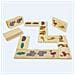 Domino Animali Della Foresta. Leoni, Ippopotami, Coccodrilli, Serpenti, Elefanti Illustrati Nel Domino Gioco Da Tavolo Con Tessere E Scatola Di Legno Per Bambini. - Foto miniatura 2