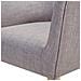 Poltrona Grigia Da Soggiorno Imbottita In Tessuto - Angen - Foto miniatura 33
