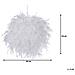 Lampadario In Piuma Bianca Drava - Foto miniatura 4