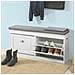 Scarpiera Salvaspazio Slim, Portascarpe Salvaspazio Regolabili, L104*p24*a52 Cm, Bianco, Fsr64-w - Foto miniatura 1