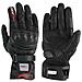 Guanto Sport Moto Pelle Corto Foderato Protezioni Imbottito Sportivo Nero M - Foto miniatura 1