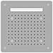 Soffione Doccia Led A Soffitto Installazione Da Incasso Con Cascata Acciaio Inox Quadro - Foto miniatura 1