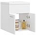 Mobile Bagno con Lavabo Integrato Bianco in Legno Multistrato - Foto miniatura 4