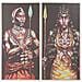 Quadro Tela Africano (2 Pcs) (60 X 5 X 120 Cm) - Foto miniatura 1