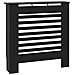 Copertura per Radiatore Nera in MDF 78 cm - Foto miniatura 1