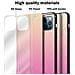 Custodia Compatibile Con Apple Iphone 13 Mini In Giallo - Rosa - Coperchio Protettivo Bicolore In Vetro Temperato E Silicone Tpu - Foto miniatura 7