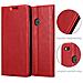 Custodia Compatibile Con Zte Nubia N1 In Rosso Mela - Coperchio Protettiva Con Chiusura Magnetica, Funzione Stand E Tasca Per Le Carte - Foto miniatura 6