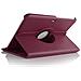 Custodia Per Tablet Compatibile Con Samsung Galaxy Tab 4 10.1 Zoll In Viola - Coperchio Protettivo Senza Auto Wake Up, Con Funzione Stand E Chiusura A Fascia Elastica - Foto miniatura 1